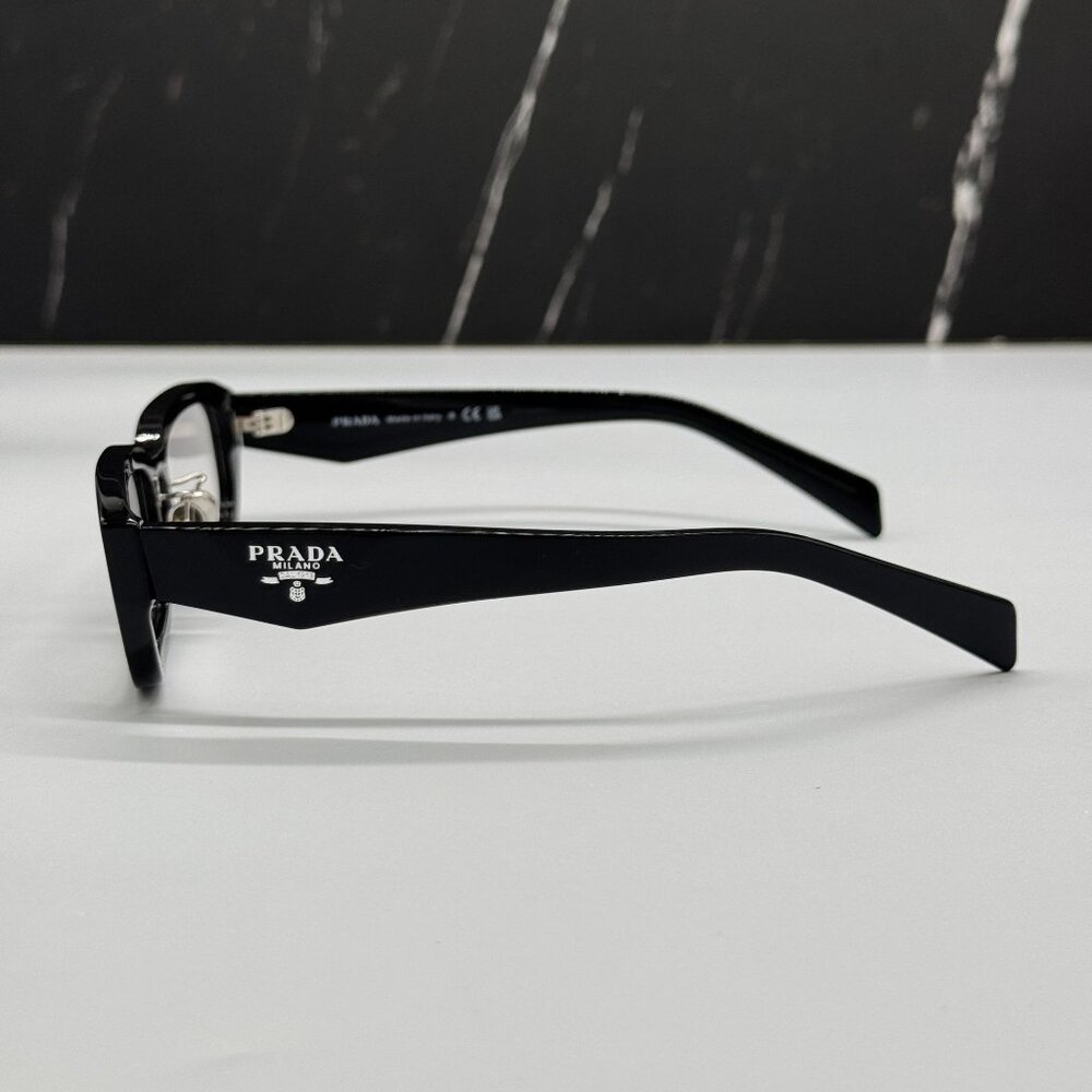 NEW PRADA PRB06SF 16K08N BLACK UNISEX EYEGLASSES PRADA PR B06SF 16K08N - Picture 6 of 10